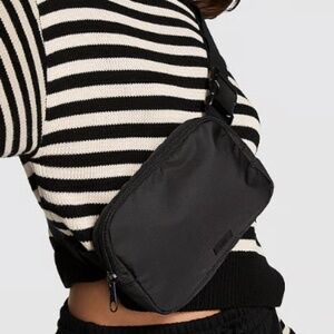 Pink Belt Bag Color Pure Black  New with tag